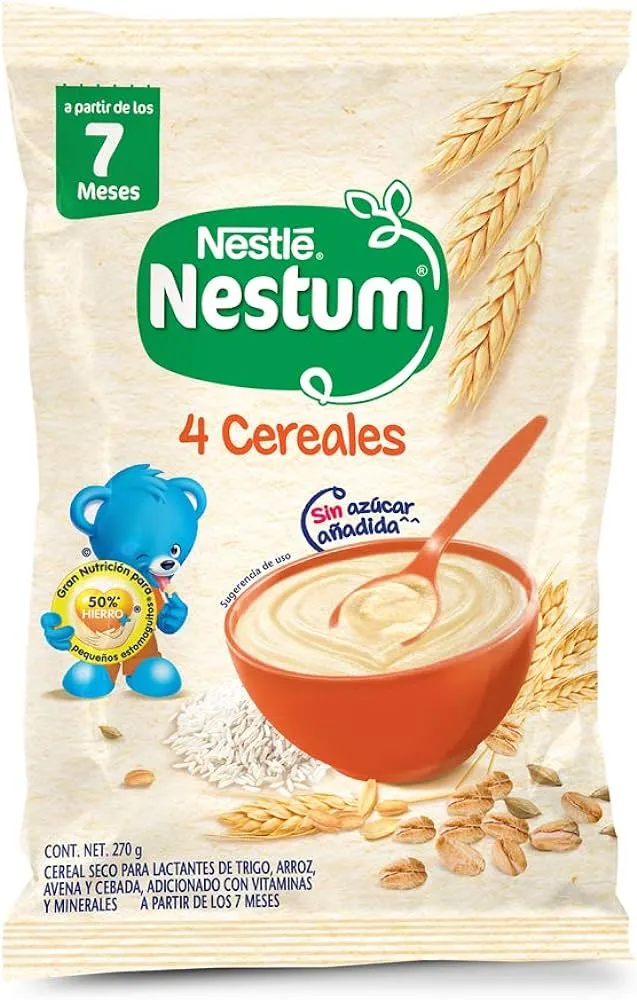 NESTUM PROBIOTICOS 4 CEREALES 270 GRAMOS NESTLE