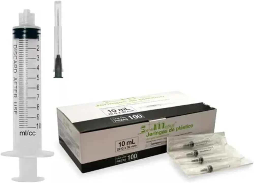 JERINGA 10ML 22GX32MM NEGRA DL