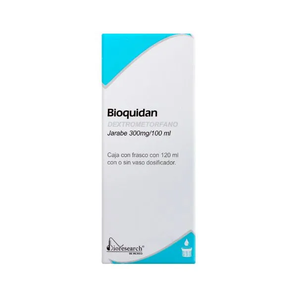 DEXTROMETORFANO JARABE 300MG/100ML BIOQUIDAN FRASCO 120ML BIORESEARCH