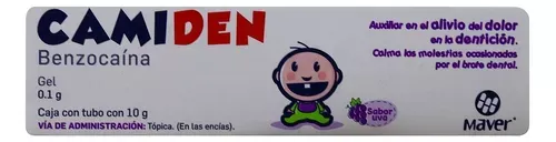 BENZOCAINA GEL 0.1G CAMIDEN C/10G