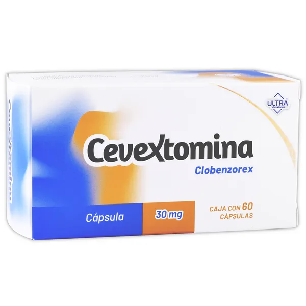 CEVEXTOMINA - 30 MG C/60 CAP [CLOBENZOREX]