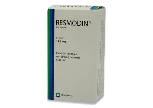 RESMODIN IMIQUIMOD CREMA 12.5MG C/12 SOBRES RESMODIN