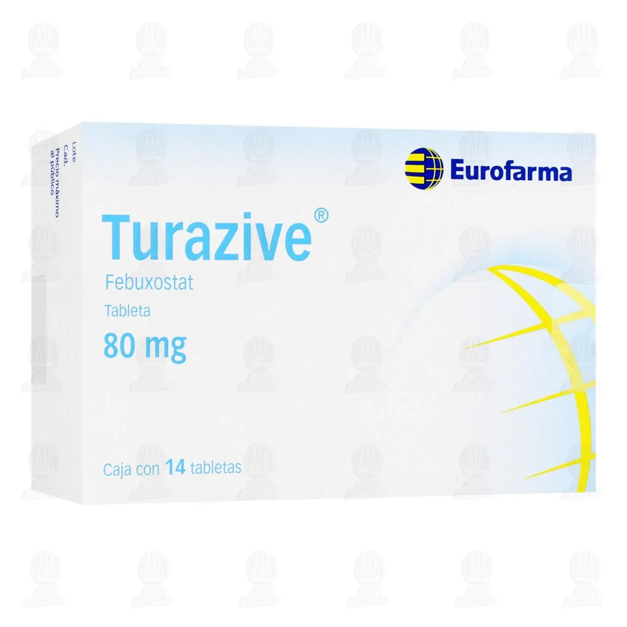 TURAZIVE FEBUXOSTAT 80MG C/14 TAB